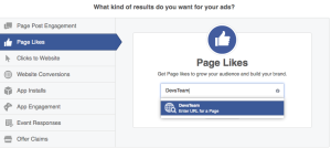 Selecting right facebook ads